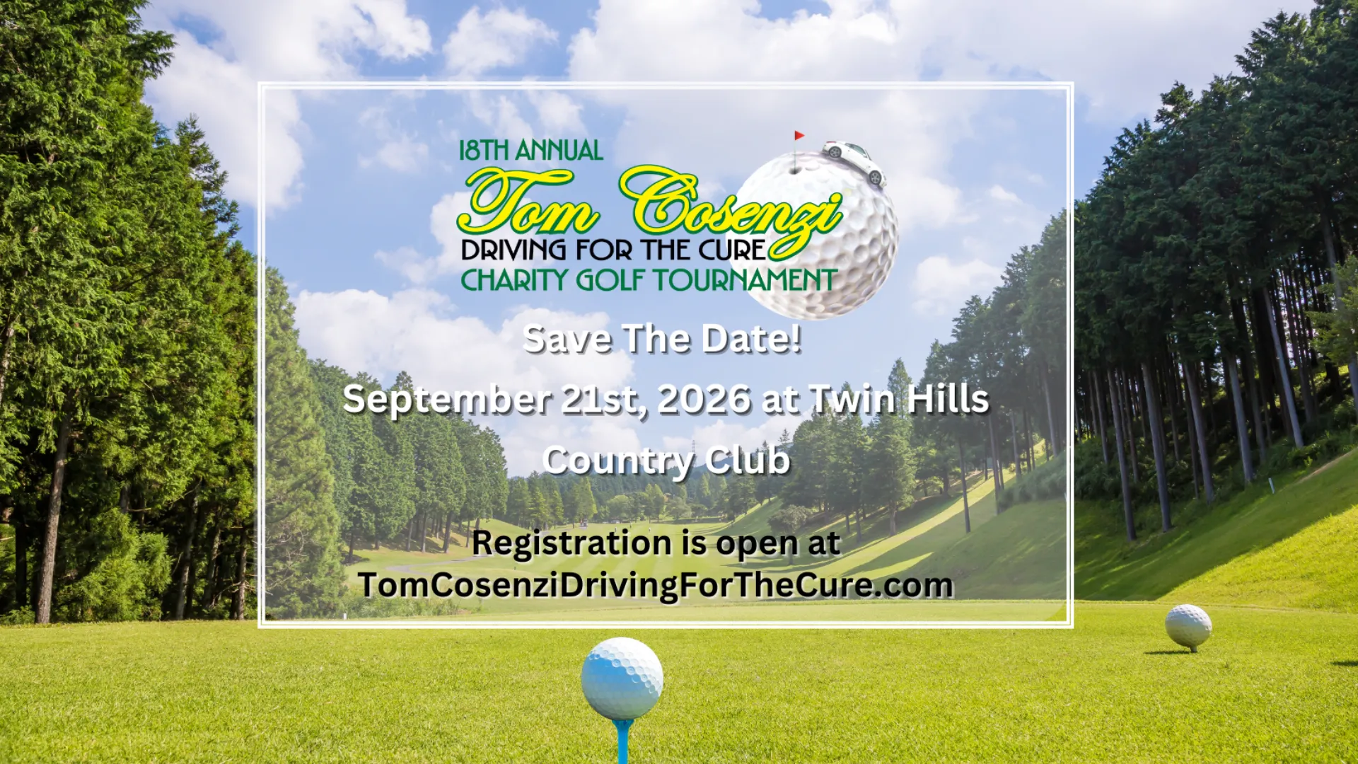 18th Annual Tom Cosenzi "Driving for the Cure" Charity Golf Tournament