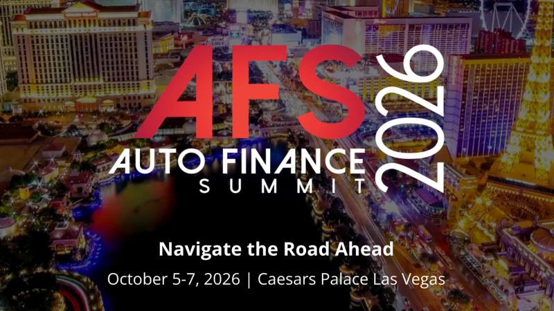 Auto Finance Summit 2026 — Las Vegas, NV, Oct 5 – 7, 2026