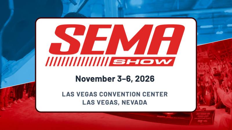 SEMA Show 2026 — Las Vegas, NV, Nov 3 – 6, 2026
