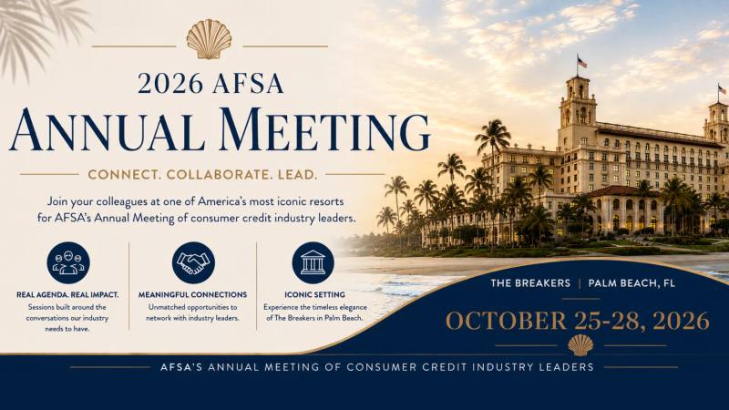 2026 AFSA Annual Conference — Palm Beach, FL, Oct 25 – 28, 2026